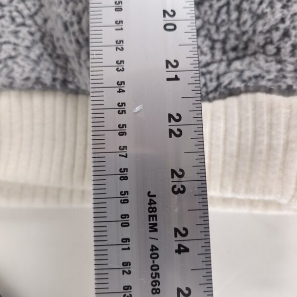 Saturday Sunday by Anthropologie Women's Light Grey Sweater Fleece, Large - Picture 8 of 8